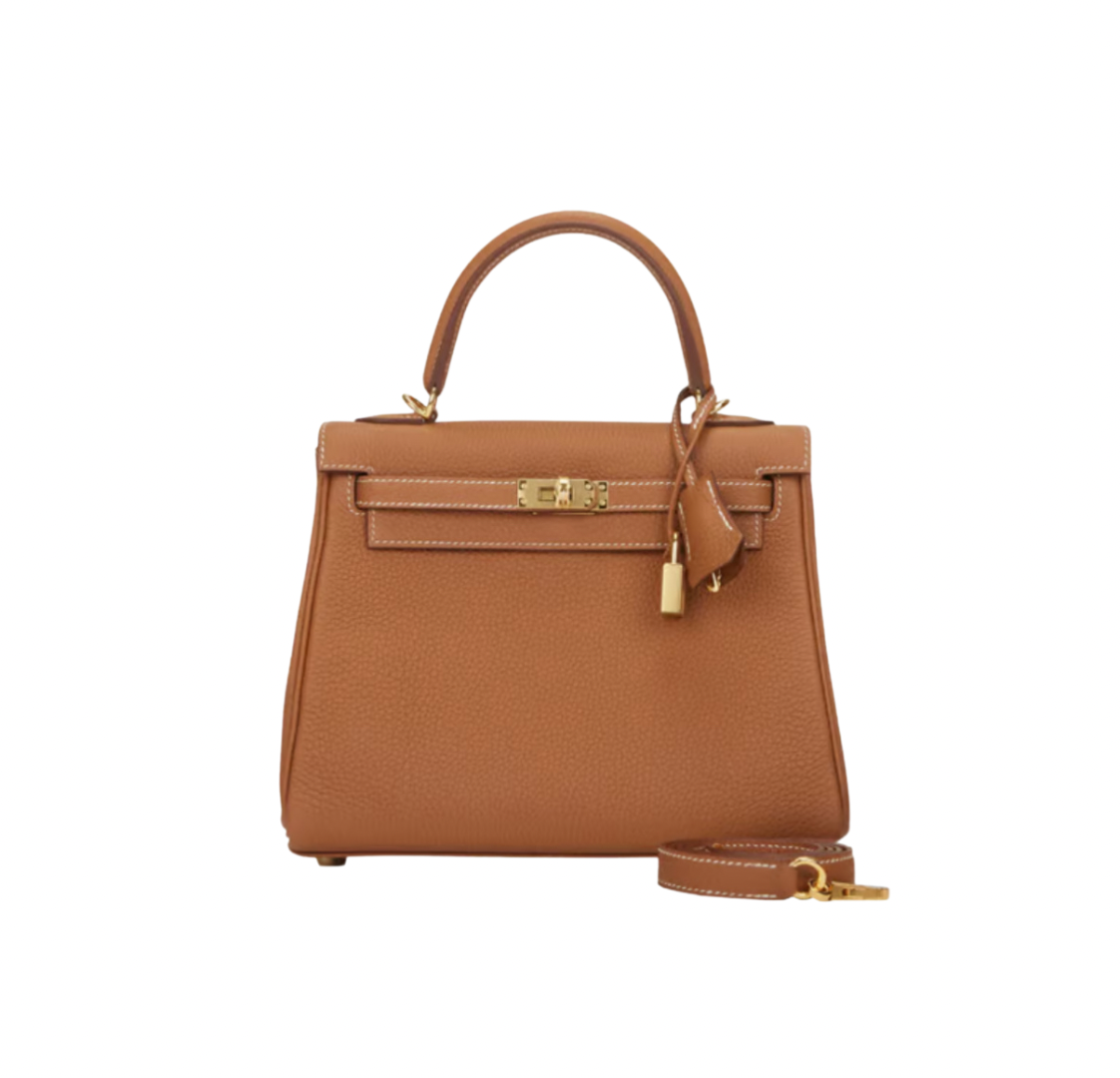 Hermès Kelly25 Gold Togo&Gold Hardware 