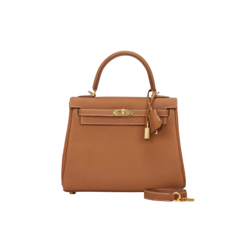 Hermès Kelly25 Gold Togo&Gold Hardware 