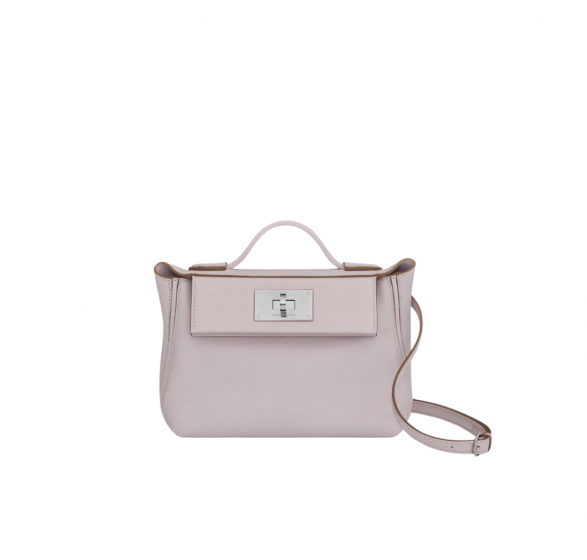 Hermès 24/24 21 Evercolor Swift & Palladium Mauve Pale Mauve Pale