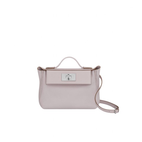 Hermès 24/24 21 Evercolor Swift & Palladium Mauve Pale Mauve Pale