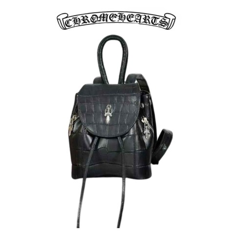 Chrome Hearts Alligator Dagger Leather Mini Backpack 