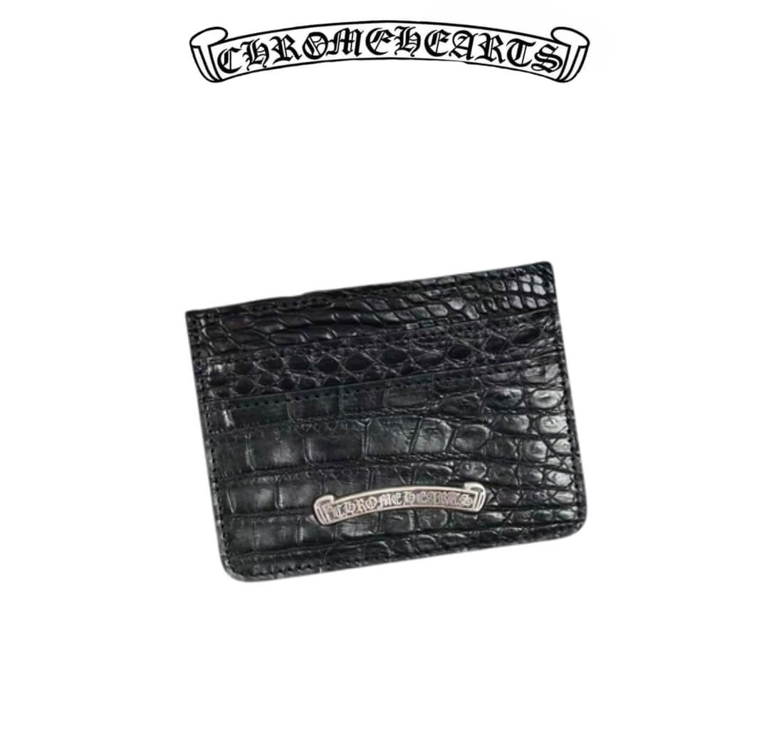 Chrome Hearts Alligator Card Holder Wallet