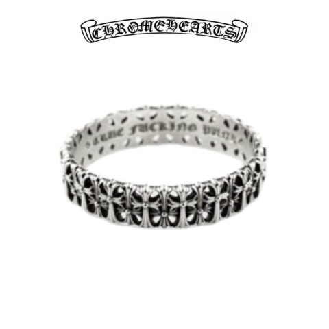 Chrome Hearts Silver Chrome Hearts TFP cemetery bangle bracelet