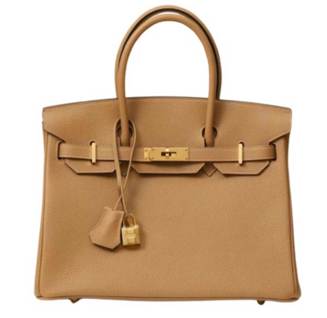 Hermès Birkin30 Tabac camel Togo&Gold Hardware