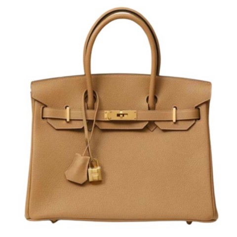Hermès Birkin30 Tabac camel Togo&Gold Hardware
