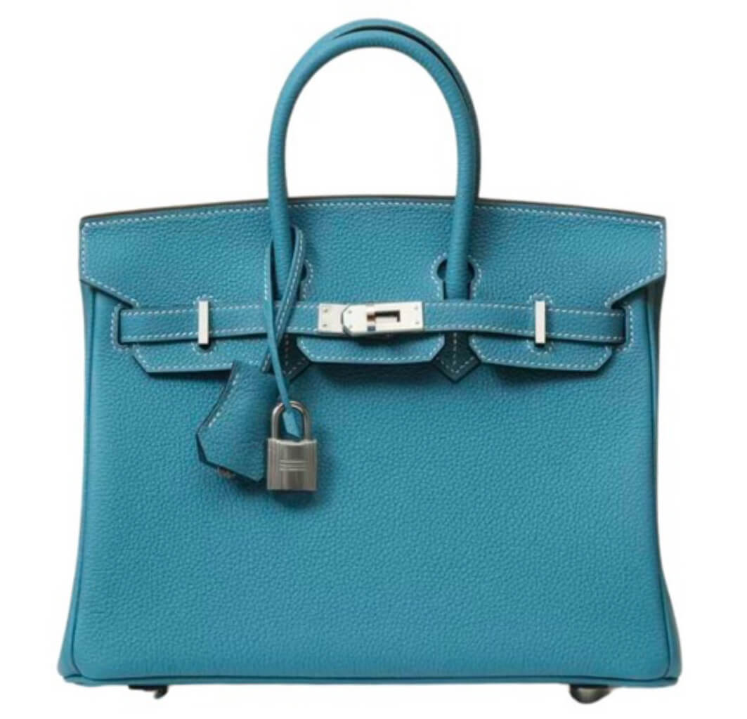Hermès Birkin30 Blue jean Togo& Palladium Hardware