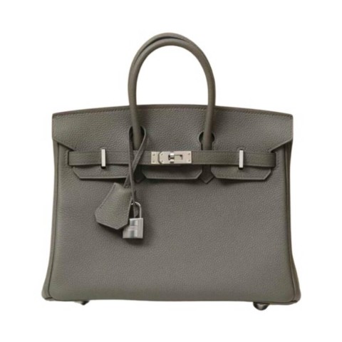 Hermès Birkin25 Etain Togo& Palladium Hardware