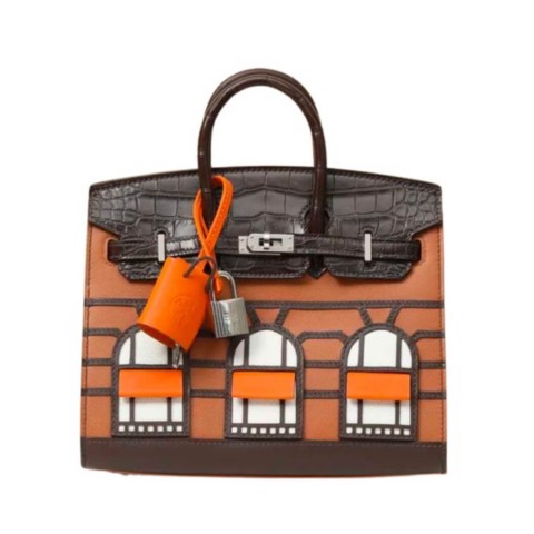 Hermès Birkin20 Sellier Faubourg House Day&Palladium Hardware