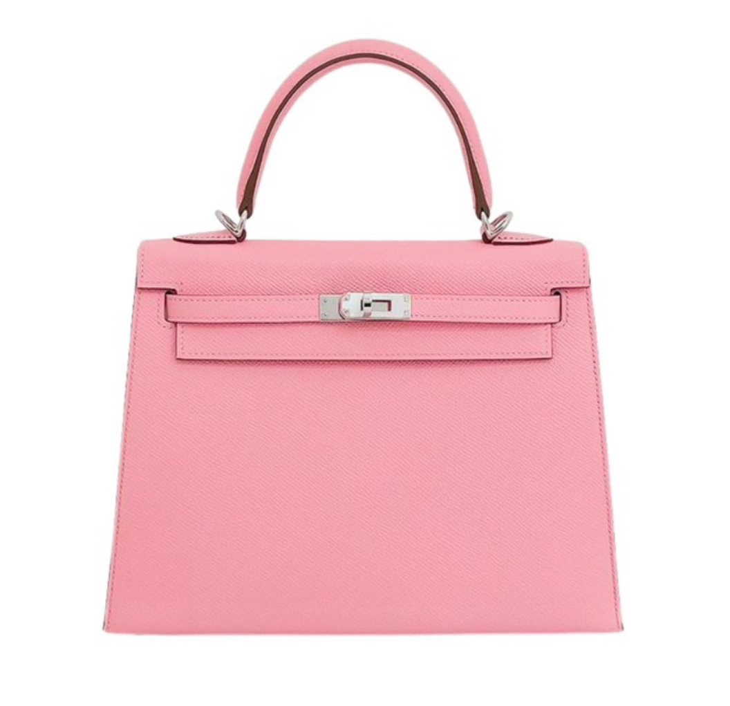 Hermès Kelly25 Rose Confetti Togo& Palladium Hardware