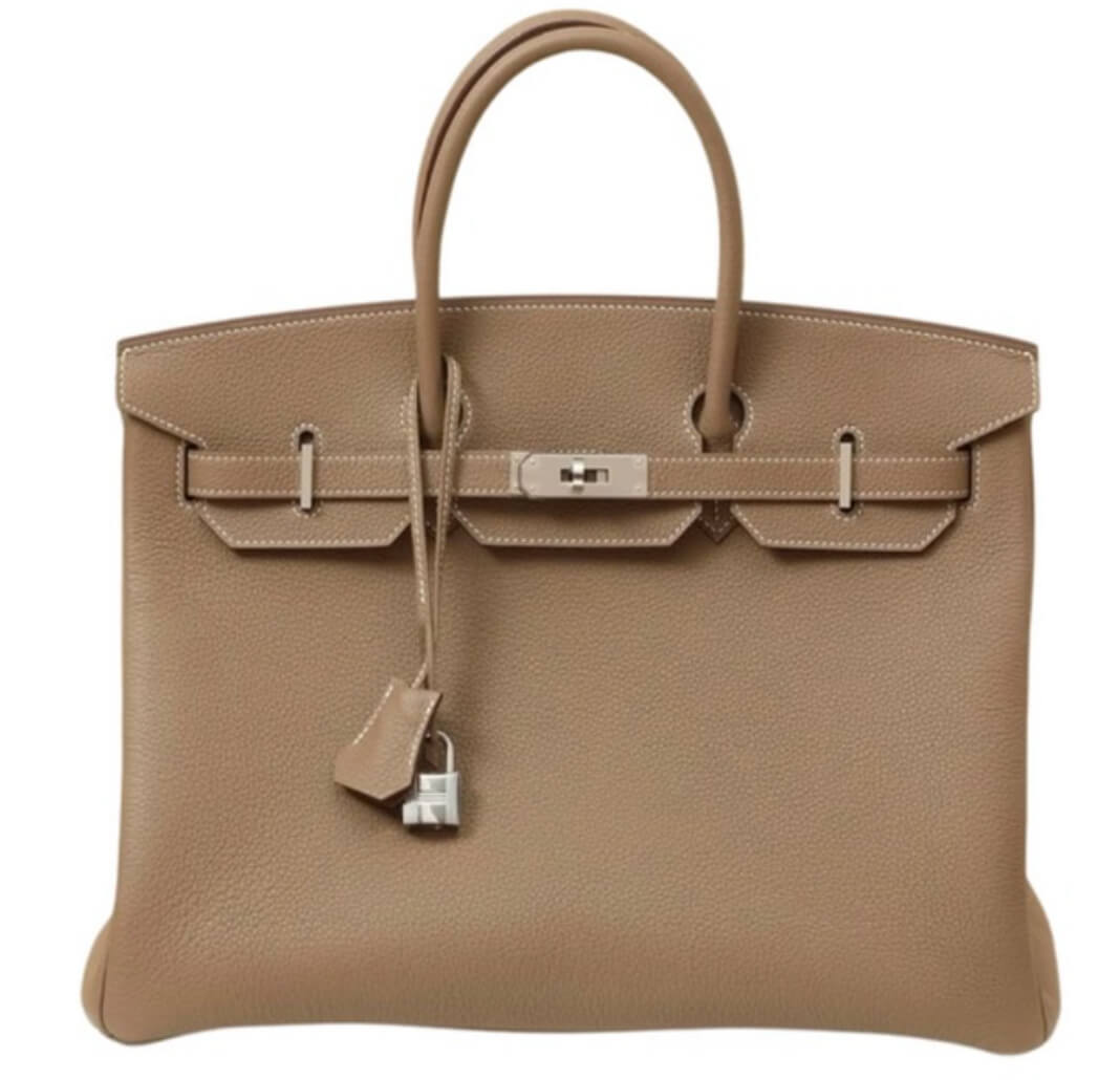 Hermès Birkin35 Etoupe Togo&Palladium Hardware