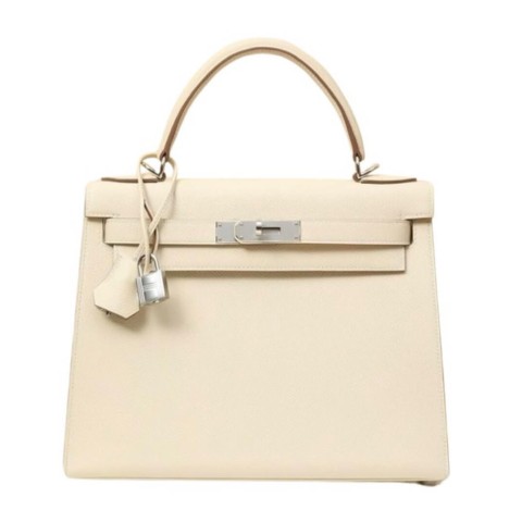 Hermès Kelly 28 Nata Swift &Palladium Hardware