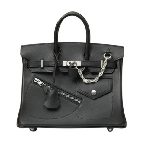 Hermès Birkin25 ROCK Black Volupto Leather&Palladium Hardware