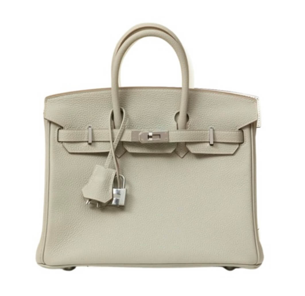 Hermès Birkin25 PEARL GREY Togo&Palladium Hardware