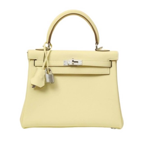 Hermès Kelly25 Jaune Milton Swift&Palladium Hardware