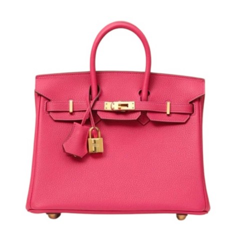Hermès Birkin25 Rose Tyrien Togo&Gold Hardware