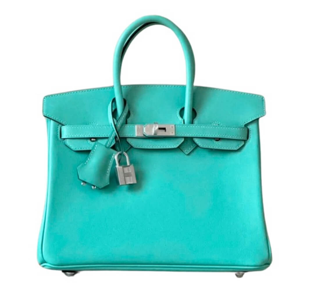 Hermès Birkin25 Lagon Togo&Palladium Hardware