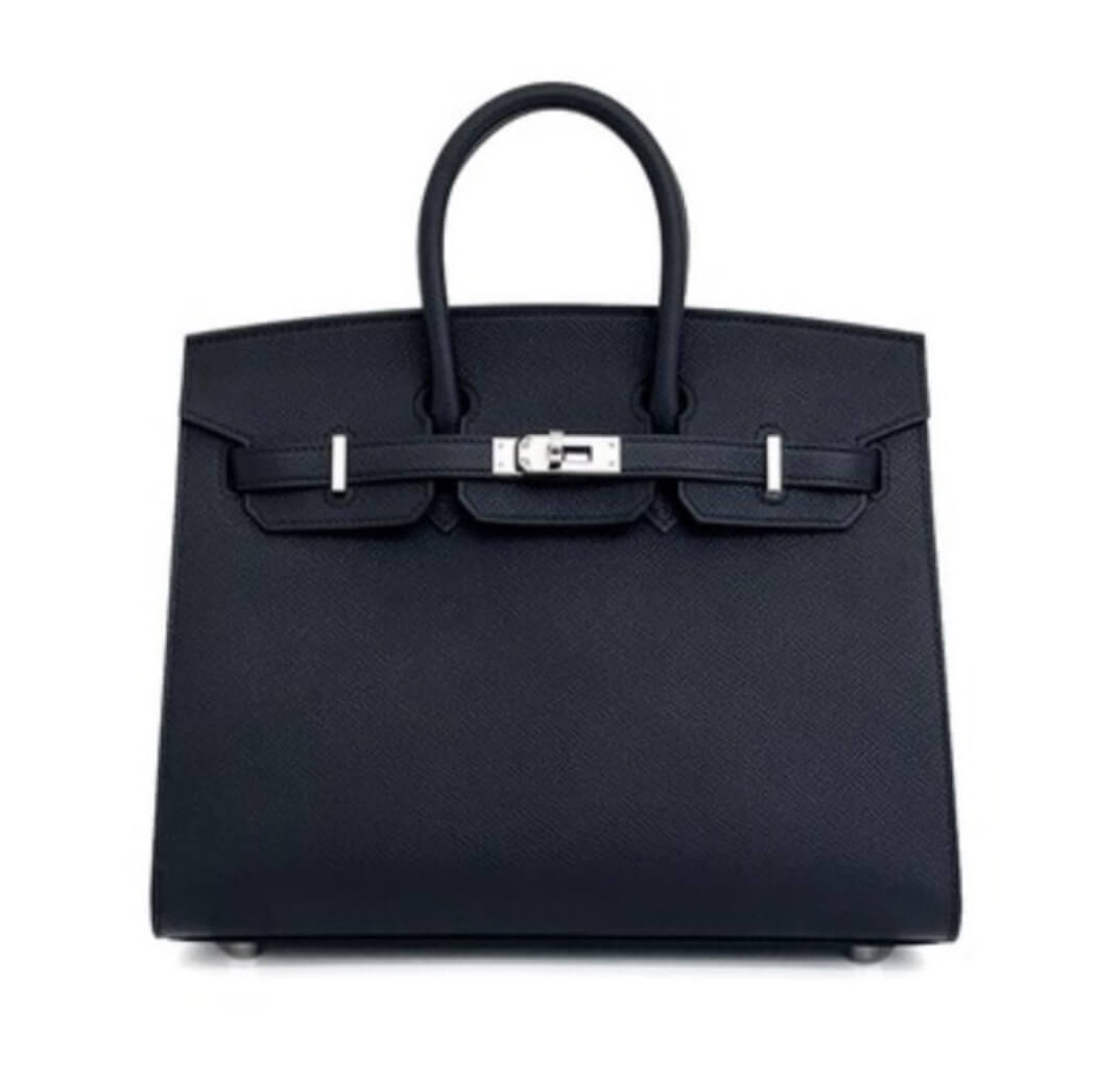 Hermès Birkin25 Sellier Bleu Indigo Epsom&Palladium Hardware