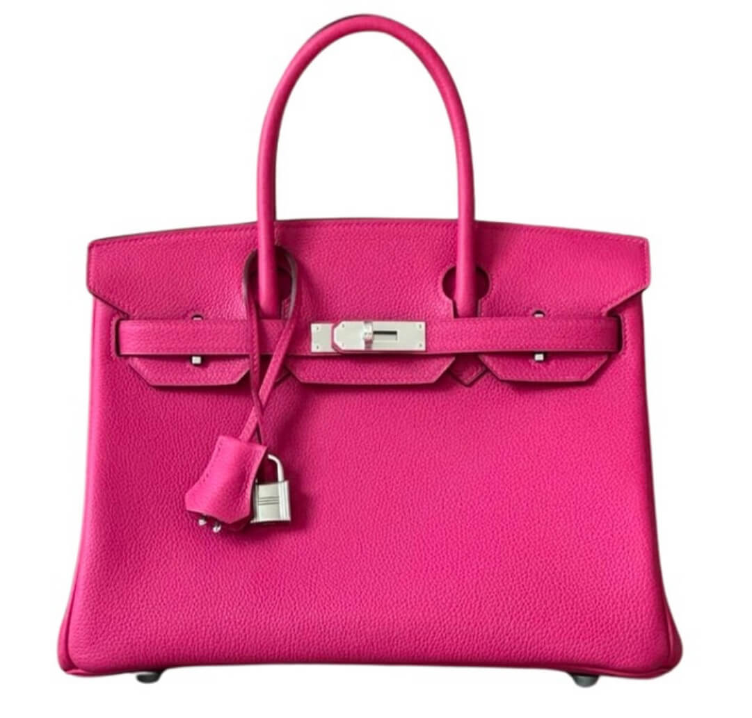 Hermès Birkin30 Bag Rose Pop togo&Palladium Hardware