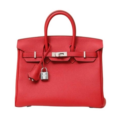Hermès Birkin25 Rouge de coeur Togo&Palladium Hardware