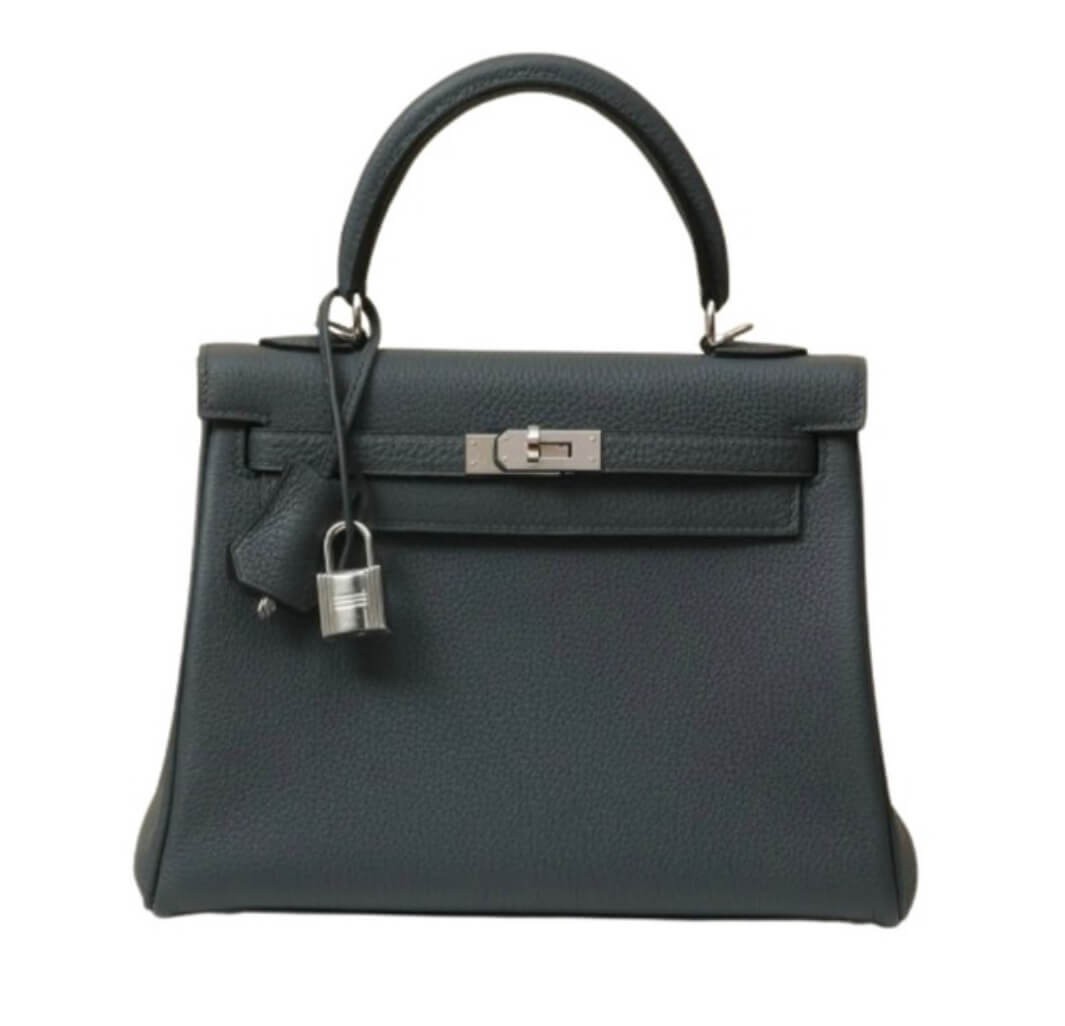 Hermès Kelly25 Graphite Epsom&Palladium Hardware