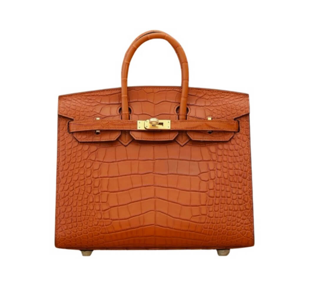 Hermès Birkin20 Gold Alligator Mississippi &Gold Hardware