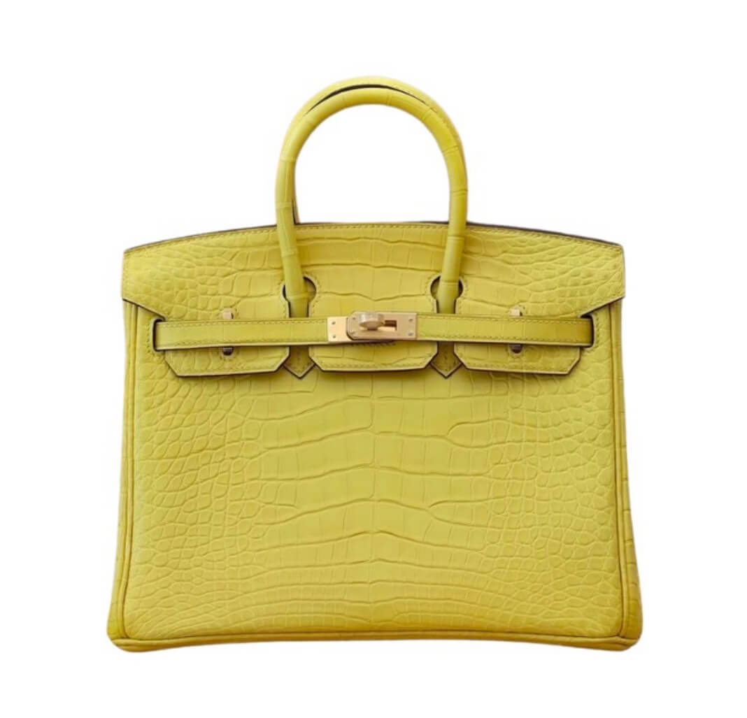 Hermès Birkin25 Lima Mate Aligátor&Gold Palladium