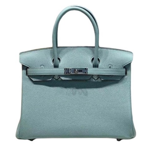 Hermès Birkin30 Ciel Togo& Palladium Hardware