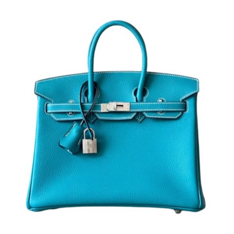 Hermès Birkin25 blue jeans Togo&Palladium Hardware