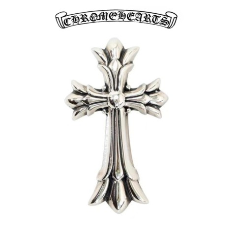 Chrome Hearts Silver Medium Shadow Cross Pendant (16,1g)