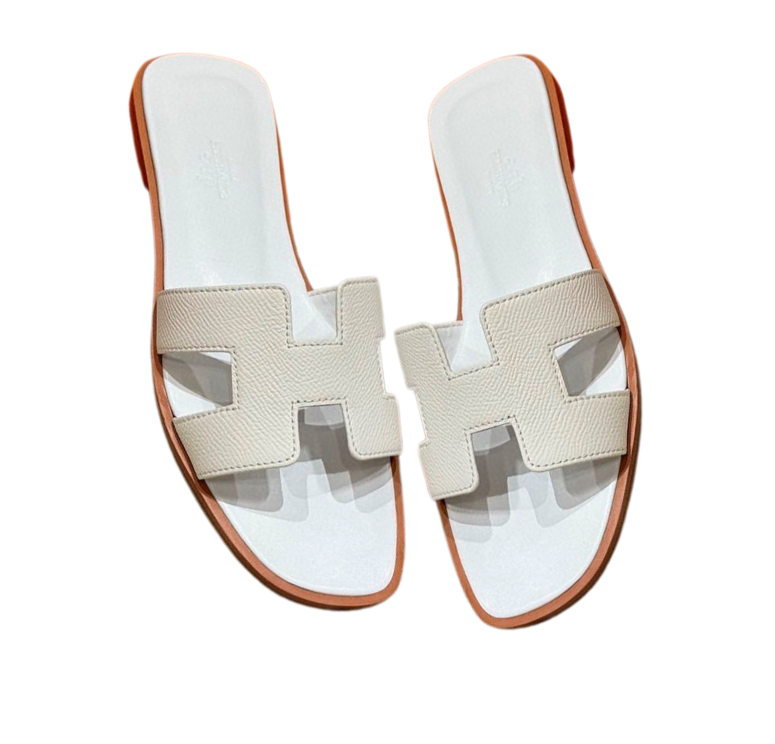 Hermès Oran sandal Blanc