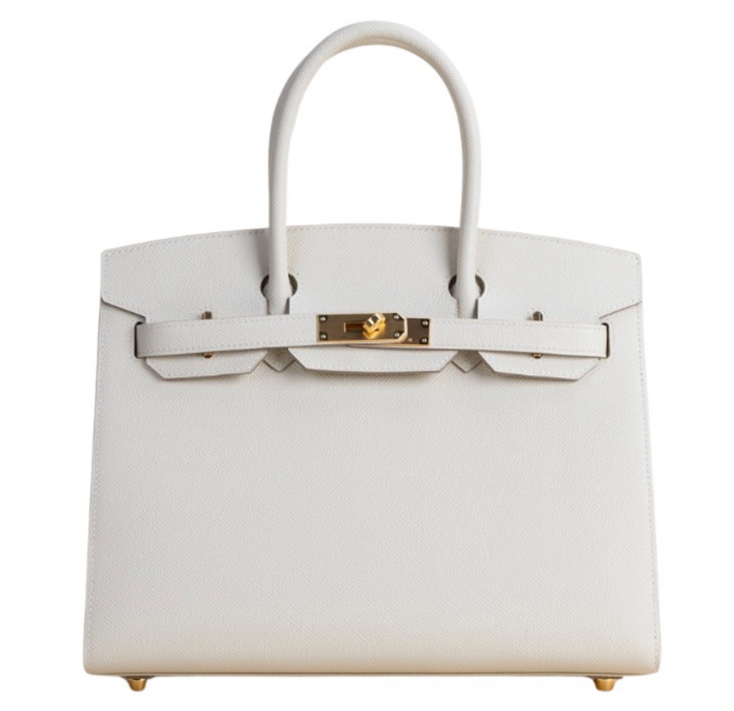 Hermès Birkin30 Sellier Craie Epson&Gold Hardware