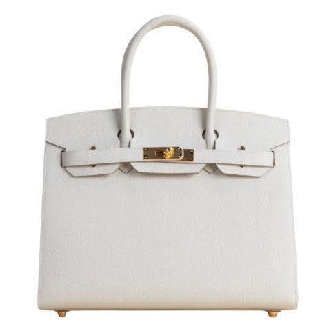 Hermès Birkin30 Sellier Craie Epson&Gold Hardware