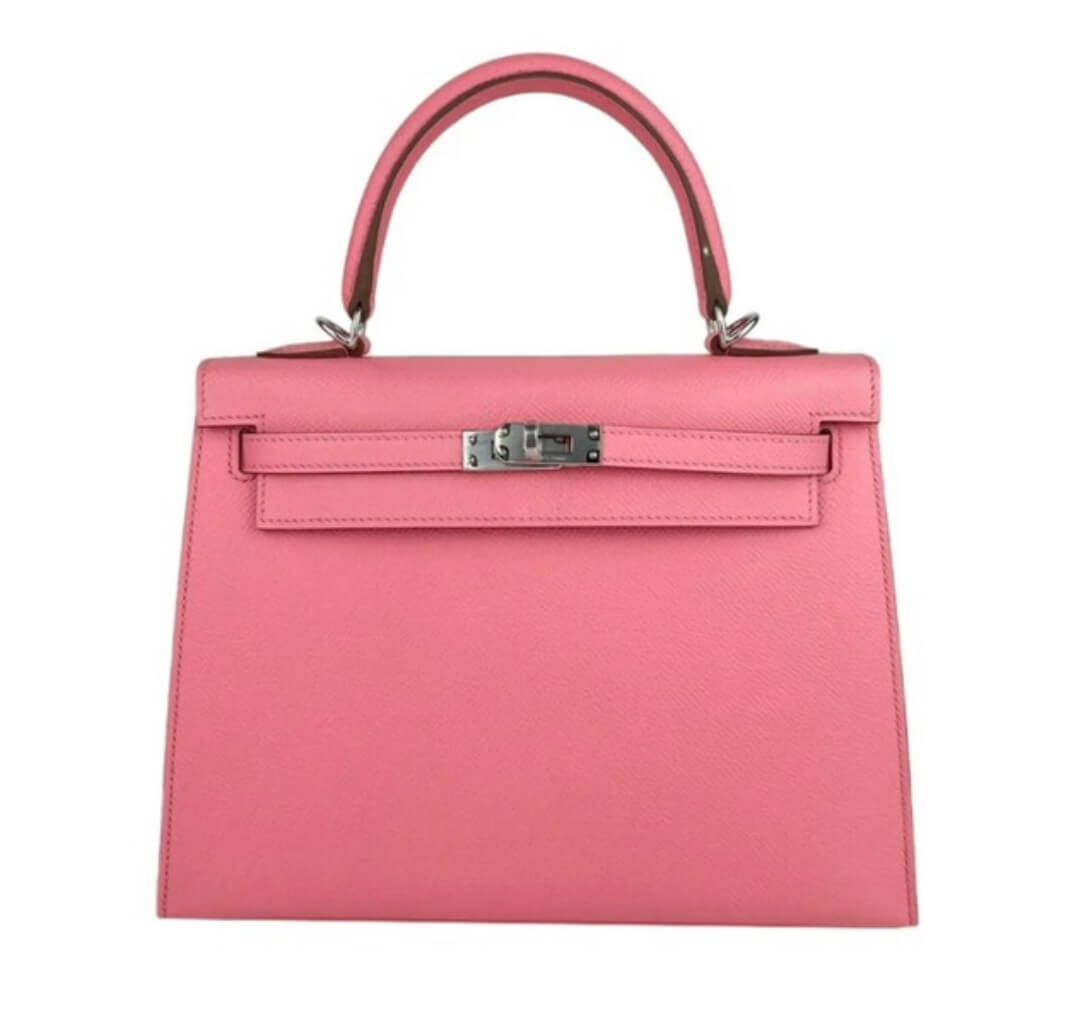 Hermès Kelly25 Baby Pink Epsom&Palladium Hardware