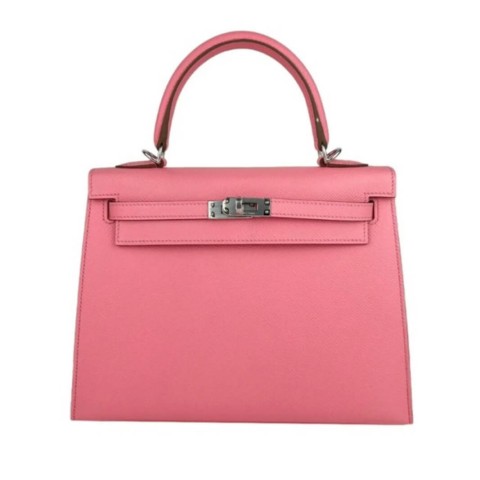 Hermès Kelly25 Baby Pink Epsom&Palladium Hardware