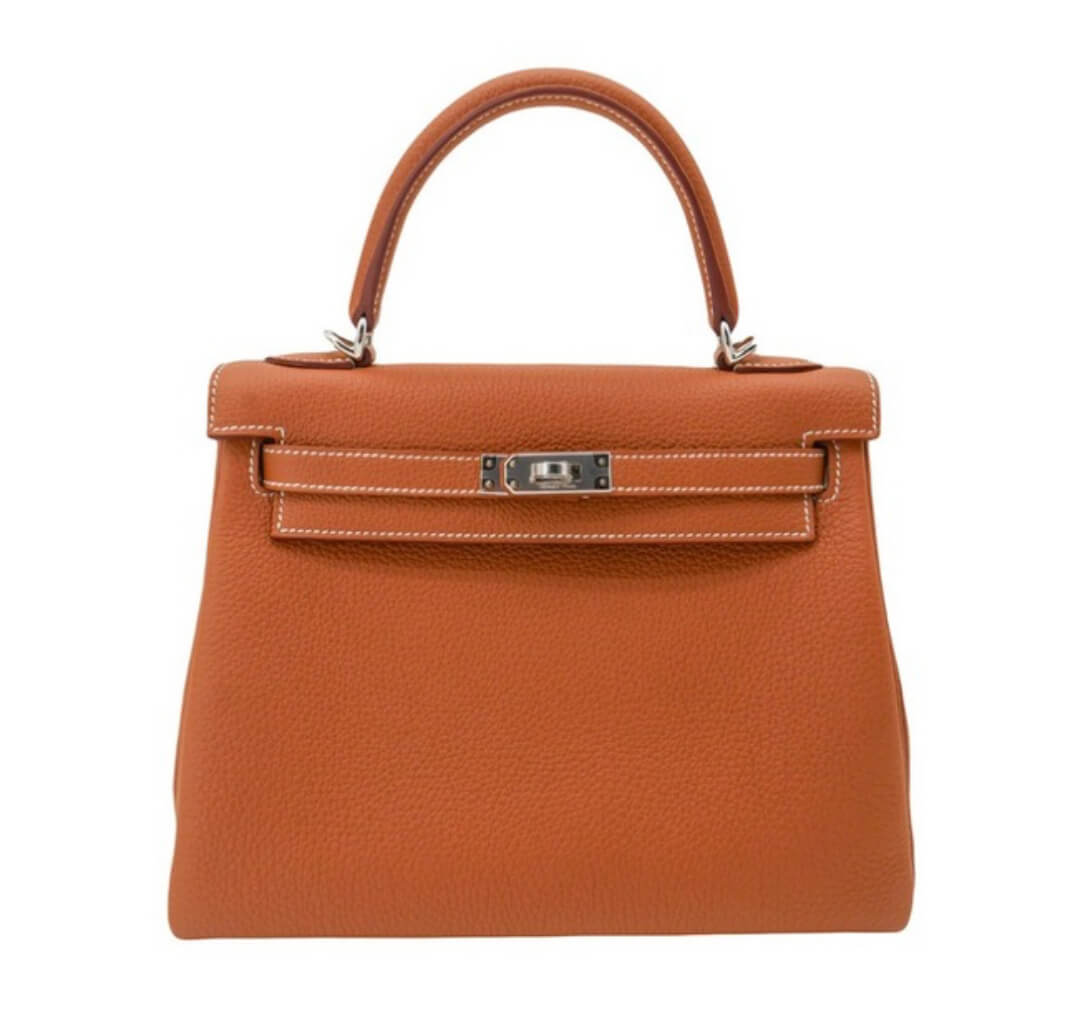 Hermès Kelly25 Gold Togo&Palladium Hardware