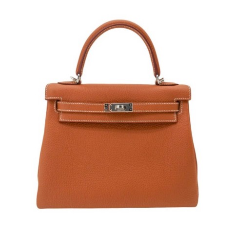 Hermès Kelly25 Gold Togo&Palladium Hardware