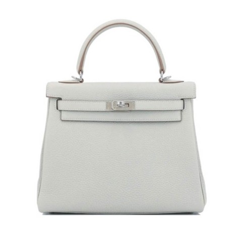 Hermès Kelly25 Pearl Gray Togo&Palladium Hardware