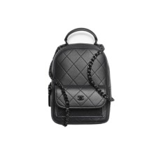 Chanel 25C So Black Mini Backpack