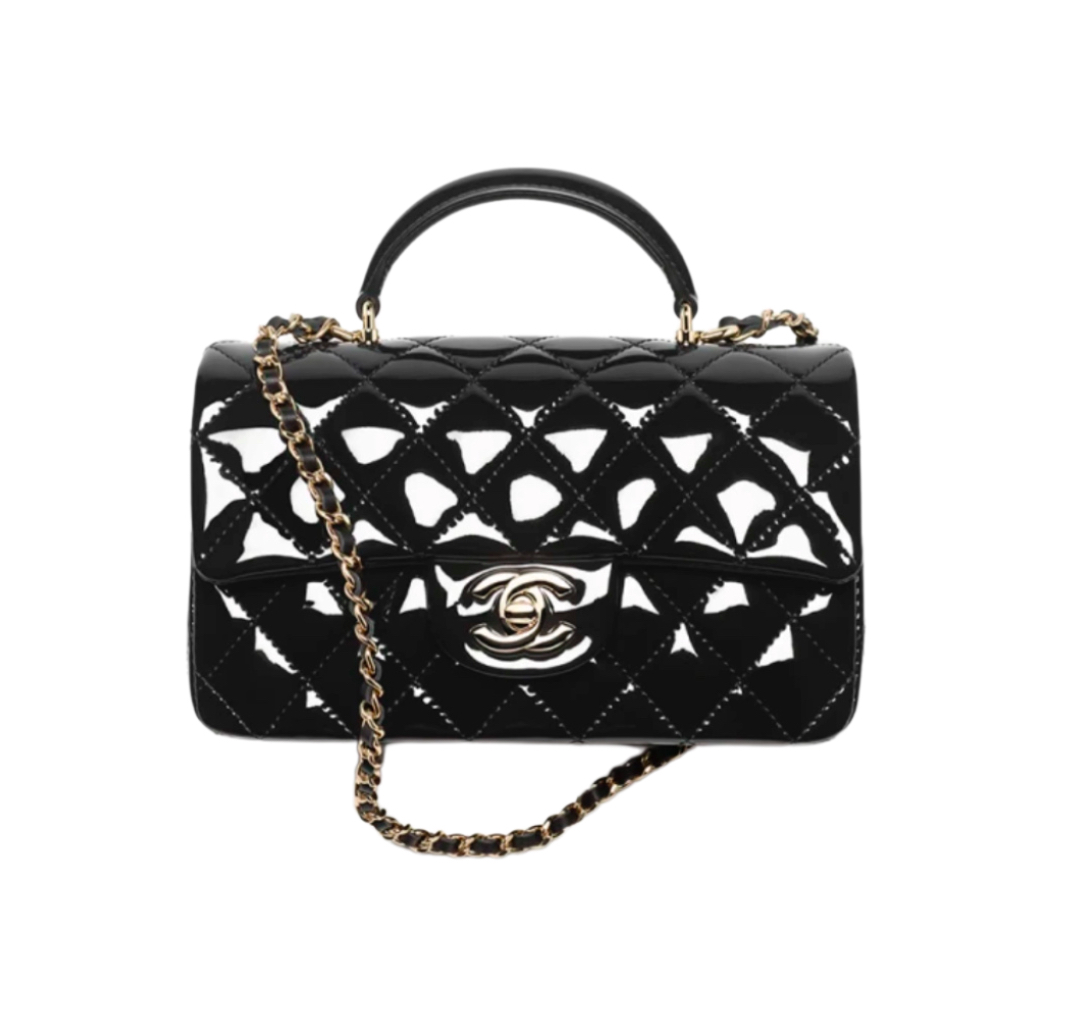 Chanel Mini Classic Handbag with Top Handle