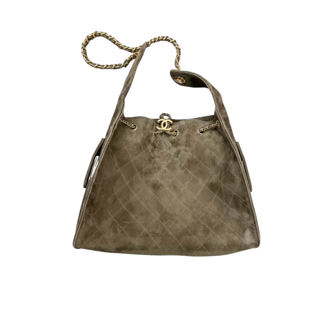 Chanel Vintage-Style Drawstring Bag