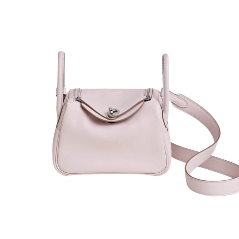 Hermès Lindy Mini Verso Swift & Palladium Dreamy Purple