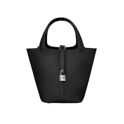 Hermès Picotin Lock 18 Bag Clemence & Palladium Noir