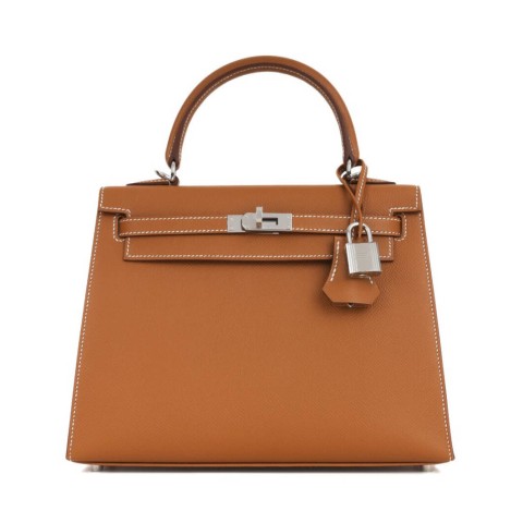 Hermès Kelly25 Gold Epsom&Palladium Hardware