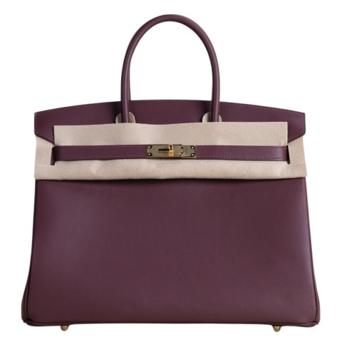 Hermès Birkin35 Rouge sellier Swift &Gold Hardware