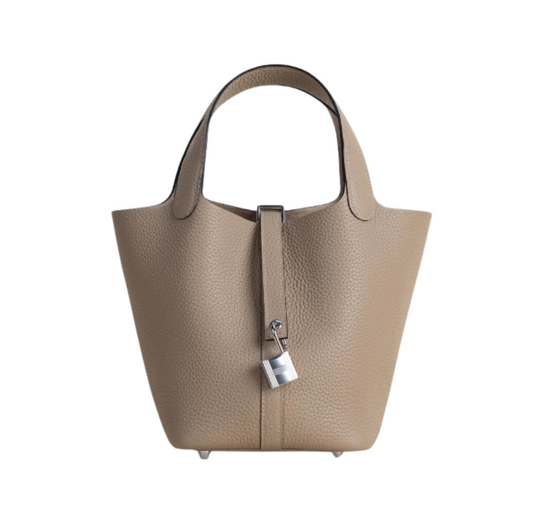Hermès Picotin Lock18 Bag Clemence &Palladium Trench