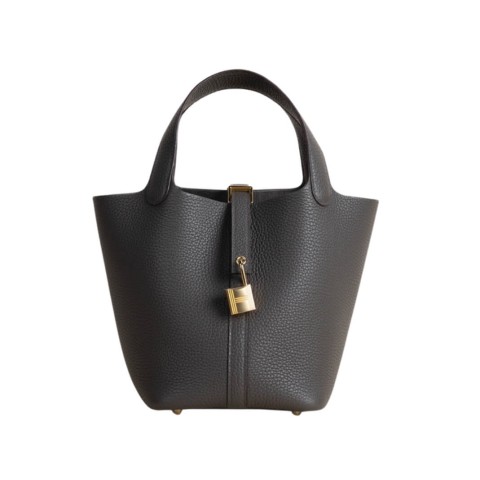 Hermès Picotin Lock18 Bag Clemence &Gold Etain