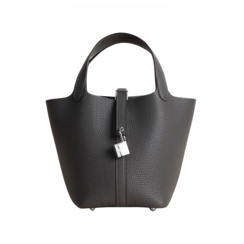 Hermès Picotin Lock18 Bag Clemence &Palladium Etain