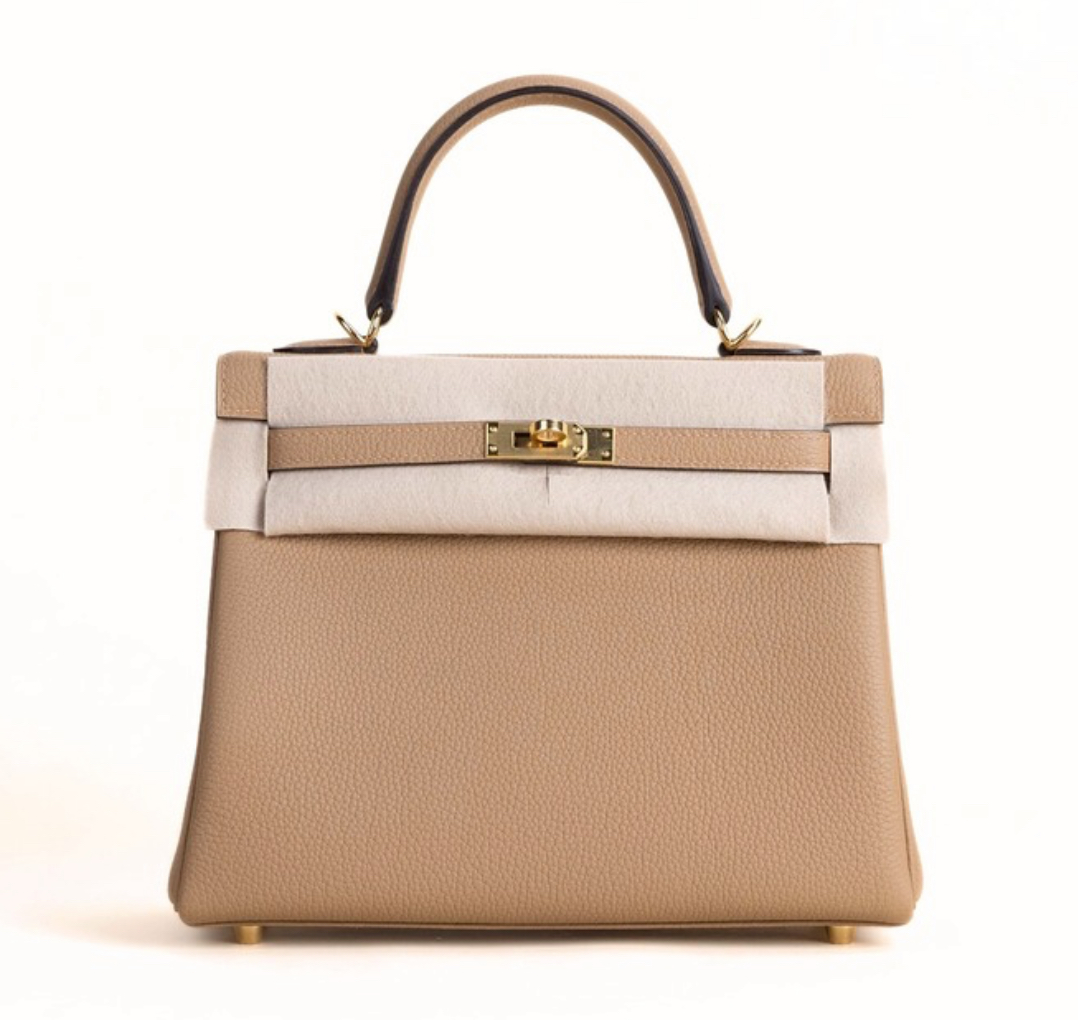 Hermès Kelly25 Chai Togo& Palladium Hardware