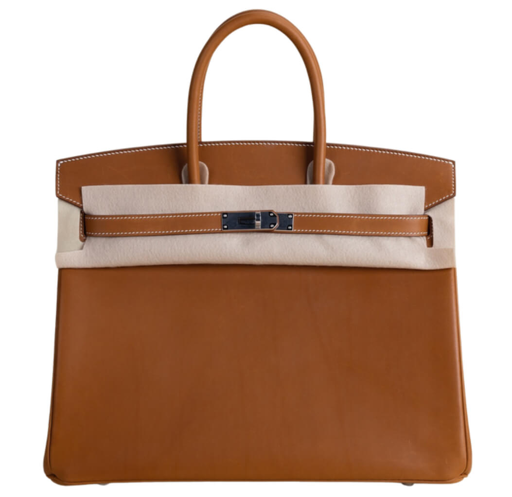 Hermès Birkin35 Gold Barenia&Palladium Hardware