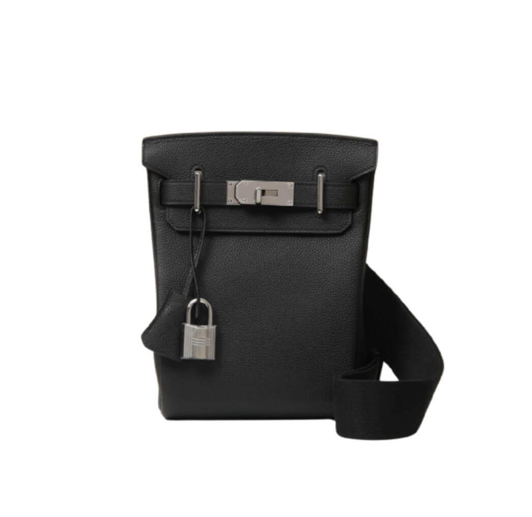 Hermes Hac a Dos pm Noir Togo&Palladium Hardware